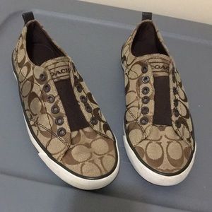 Women’s Coach tennis shoes, used size 9